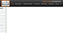 Desktop Screenshot of gainins.com
